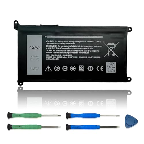 42Wh JPFMR Laptop Battery Replacement for Dell Chromebook 3100 3400 2-in-1 | Compatible with Dell Chromebook 5488 5493 5593, Replaces 16DPH 65N6H 7T0D3 07GDY 7MT0R DN33X RDNP5, 11.4V 3500mAh Battery - size: 7.58*4.10*0.26 inch JPFMR