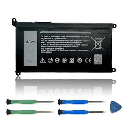 42Wh JPFMR Laptop Battery Replacement for Dell Chromebook 3100 3400 2-in-1 | Compatible with Dell Chromebook 5488 5493 5593, Replaces 16DPH 65N6H 7T0D3 07GDY 7MT0R DN33X RDNP5, 11.4V 3500mAh Battery - size: 7.58*4.10*0.26 inch JPFMR
