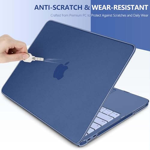 Matte Frosted Compatible with MacBook Neo 13 Inch 2026 (Model A3404 | A18 Pro Chip) | Anti-Crack & Scratch & Fingerprint | 100% Match Official Color Indigo - color: Matte Indigo Clear