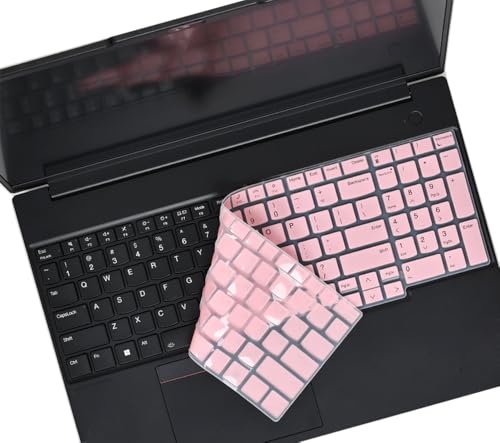 Keyboard Skin Compatible for 2025-2022 Lenovo ThinkPad E16 L16 T16 P16 P16v P16s 16 inch, Thinkpad L15 Gen 4/3 15.6" (Not Compatible for Thinkpad Z16, L15 Gen 2/1) (Pink) - color: Pink