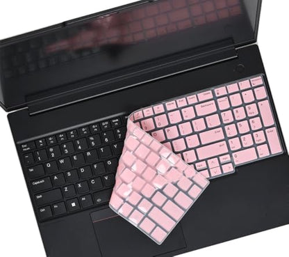 Keyboard Skin Compatible for 2025-2022 Lenovo ThinkPad E16 L16 T16 P16 P16v P16s 16 inch, Thinkpad L15 Gen 4/3 15.6" (Not Compatible for Thinkpad Z16, L15 Gen 2/1) (Pink) - color: Pink