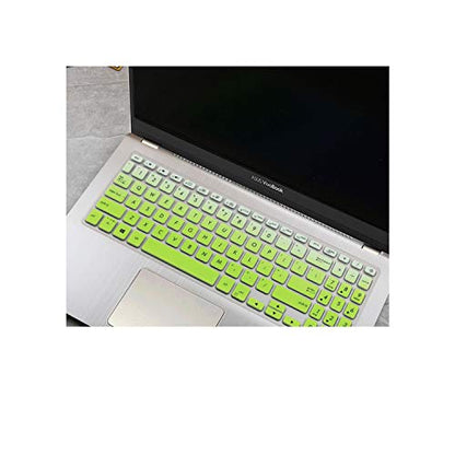 Compatible for Asus Vivobook 15 F512FA F512DA F512F F512 A512 A512FJ A512F X512F FA DA 15.6 Inch Silicone Laptop Keyboard Cover Skin,fadegreen - color: fadegreen