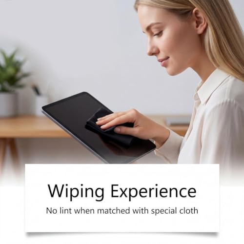 Screen Cleaner Spray and Microfiber Cloth Kit,250ml/8.5 fl oz Screen Cleaner Spray and Wipe for TV, Laptop, Computer, Phone, Tablet, Car, Electronic Devices - color: 250ML Black Set