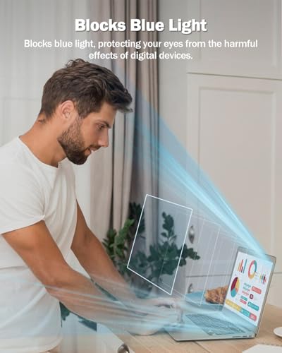 F FORITO 2-Pack 14 Inch 16:10 Anti Blue Light Matte Laptop Screen Protector, Reduce Eye Strain and Touch Sensitive Anti Glare Computer Screen Cover for All 14" 16:10 Laptops - size: for 14" 16:10