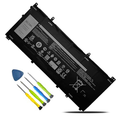 80.5Wh VG661 Laptop Battery Replacement for Dell Alienware X14 R1 R2 Series 0GD3C9 GD3C9 0V4N84 V4N84 1CP5/46/95-2 11.4V 6709mAh - size: 5.67*2.56*0.55inch VG661
