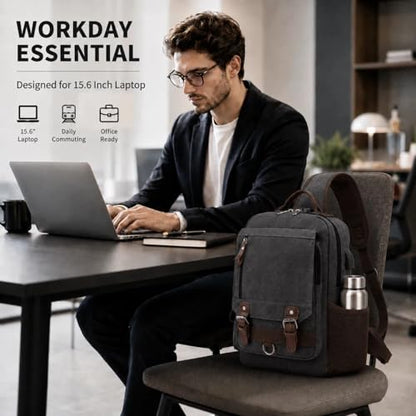 Sling Bag Large Capacity: Crossbody Bag for Men Fits 15.6 Inch Laptop A4 Files with Anti Theft USB Port - color: Black-xl