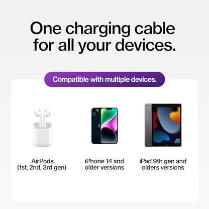 Statik MagStack USB A to Lightning Coiling Magnetic Charging Cable, 12W | MFi-certified Nylon Braided Tangle-Free, Magnetic Coiling, Data Transfer, Compatible with iPhone & iPad, 6FT Black, 3 Pack - color: Black, size: 6ft (3 Pack), style: USB-A to Lightn