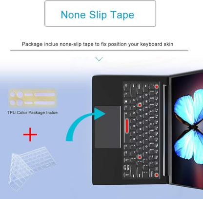 Keyboard Cover for 2026-2023 Lenovo ThinkPad E16 L16 T16 T16g P16 P16v P16s 16", ThinkPad E16 L16 T16 T16g P16 P16v P16s Gen 5/4/3/2/1, Thinkpad L15 Gen 4/3 15.6" (Not Fit Thinkpad Z16, L15 Gen 2/1) - color: TPU