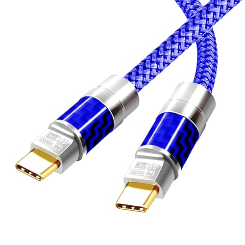 USB C to C Cable 40FT, 4K60HZ GEN2x2(Data usb2.0),USB TYPE C Video Output From USB3.2/ USB4.0 (NOT 100% Fast Charging) & Sync for Xreal MacBook Pro iPad Pro iPhone 15 Pro Galaxy S22 Portable Monitor - size: 40FT