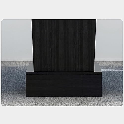 Floor Standing Metal Podium,Lecture Pulpit,Lectern Podium Stand, Podium Stand Simple Lecterns Density Board Laptop Desk Podium Stand with Open Storage Podiums Spacious Dr - color: Red