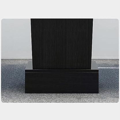 Floor Standing Metal Podium,Lecture Pulpit,Lectern Podium Stand, Podium Stand Simple Lecterns Density Board Laptop Desk Podium Stand with Open Storage Podiums Spacious Dr - color: Red