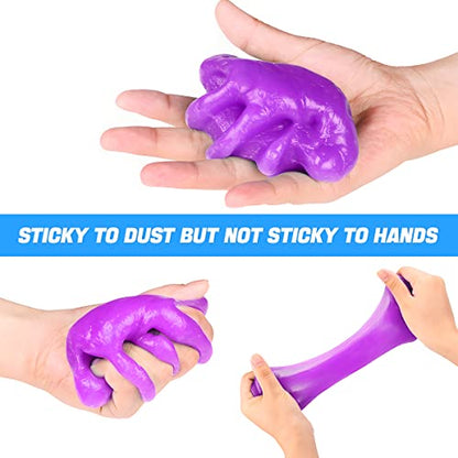 Moly Magnolia Cleaning Gel for Car, Auto Detailing Tools Car Interior Cleaner Putty, Dust Cleaning Mud Removal, Putty Cleaning Keyboard Cleaner for PC Laptop Keyboard Tablet Air Vents Camera (Purple) - color: Purple