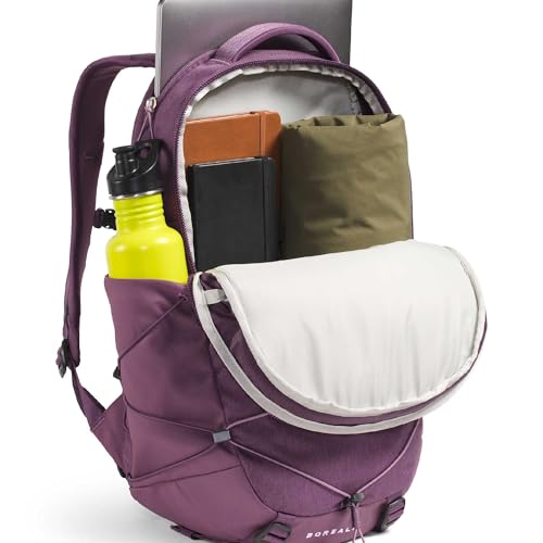 The North Face Borealis Laptop Pack, Chroma Purp Lt Hth, OSFA | Everyday Travel Bag, Laptop Sleeve, Reflective Details - color: Chroma Purple Light Heather/Hushed Lavender