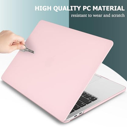 May Chen for MacBook Pro 16 Inch 2019 Release Model:A2141,Hard Shell Case Cover Screen Protector & Keyboard Cover for MacBook Pro 16 Retina with Touch ID & Touch Bar - Baby Pink - color: Baby pink