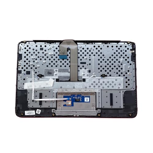 Replacement for HP Chromebook 11A NB Laptop Upper Case Palmrest Keyboard Touchpad Assembly Part 11.6" L99855-001 Top Cover Grey