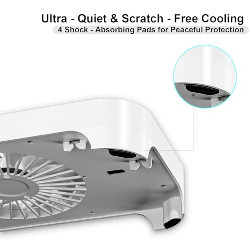 X3 USB Cooling Fan, 18dB Ultra-Quiet 140mm USB PC Fan with Built-in Cable & One-Touch Switch for Router, Receiver, Amplifier, DVR, PlayStation, Xbox, Computer Cabinet Electronics Cooling - color: White