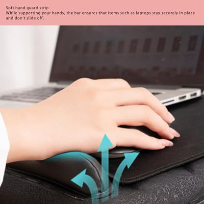 Yosoo Health Gear Inflatable Laptop Desk, Water Defence Portable Gaming Pillow for Lap, Travel Pillow Desk for Working Reading Bed Sofa 56x36 cm