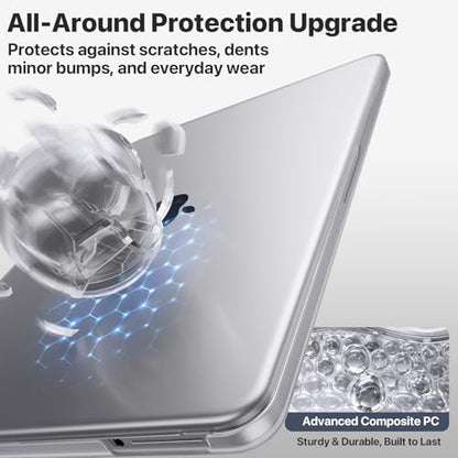 Soonjet Invisible Armor for MacBook Neo Case 13 inch 2026 Mac Laptop Cover | Ultra Thin & Light, Anti Fingerprint, Scratch Resistant, Protective Hard Shell, Clear Matte Finish A3404, Easy Snap-on - color: Matte Clear