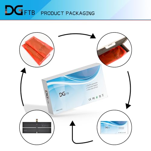 DGFTB 45.2Wh DYNK01 G3HTA036H Laptop Battery Replacement for Microsoft Surface 1st Gen 1769 2017, Surface 1782 13.5'', 2-LQN-00004 KSR-00001 DAG-00003 (7.57V 45.2Wh/5970mAh/ 4-Cell) with Tools