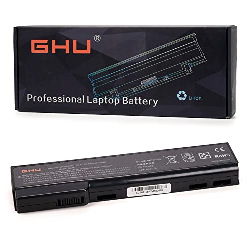 GHU New Laptop Battery 58 WH Replacement for CC06 CC06xl QK642AA 628666-001 628668-001 628668001 628670-001 628369-421 CC09 628664-001 Compatible for HP Probook 6560B 6570B 6460B 6470B 6360B - style: CC06/5200mAH