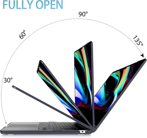 Mektron for 2026/2025/2024/2023 MacBook Air 15 INCH M5 A3448 /M4 A3241 /M3 A3114 /M2 A2941 Case, Printed Plastic Hard Shell Cover with 15.3" Liquid Retina Display Touch ID, Gold line Lily - color: Gold line lily