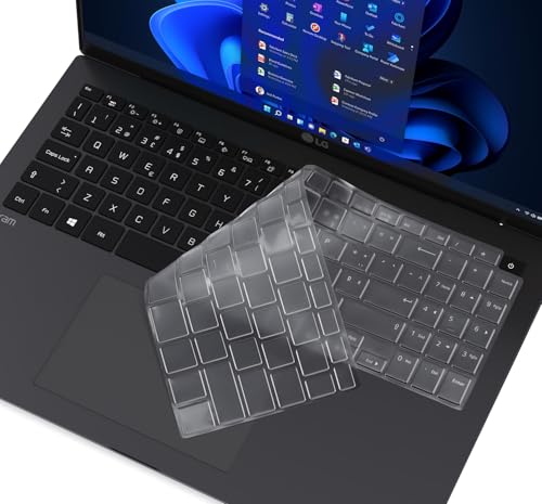 Keyboard Cover for 16" LG Gram 16Z90U 16T95TP 16U55U 16Z90T 16Z90S 16Z90SP 16T90SP 16Z90Q 16Z90P 16Z90R 16T90R 16T90Q 16T90P Laptop, LG Gram 16 Pro Keyboard Skin Protector - TPU - size: Gram 16