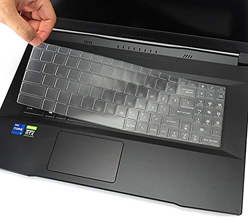 MSI Keyboard Cover - 2023 Stealth 17/16 Studio/Raider GE78HX GE68HX, Katana GF66 GF76 11UE 12UE/Sword 15 17/Pulse GL66 GL76 /Crosshair 15 16 17, Cyborg Modern 15/Creator M16/Prestige 16 Skin