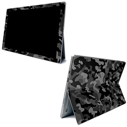 MightySkins Skin for Microsoft Surface Pro 7 - Black Camo | Protective, Durable, and Unique Vinyl Decal Wrap Cover | Easy to Apply, Remove, and Change Styles | Made in The USA (MISURPR7-Black Camo)