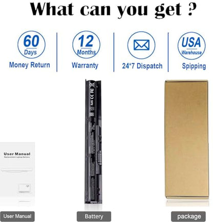 VI04 Notebook Battery for HP Spare 756743-001 756478-851 756744-001 | 756478-421 VI04041 VI04XL VI04041-CL HSTNN-LB6I HSTNN-C82C ProBook 450 G2 Pavilion 15-P226NR 15-P213CL Envy M7-K111DX