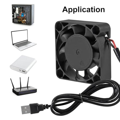ACEIRMC 4pcs 40mm USB Brushless Cooling Fan 40mm x10mm DC 5V Quiet Cooling Fan 4010 Mini Computer Fan for Small Appliances Series Replacement - color: 4010 5V USB