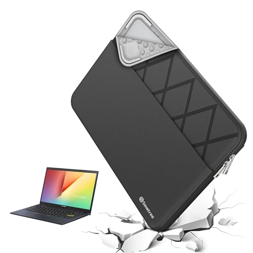 Smatree Laptop Sleeve for 14 inch ASUS Vivobook S 14 Flip OLED TP3402ZA | for 14 inch ASUS Vivobook S 14 Flip OLED TN3402,14 inch ASUS Vivobook Pro 14 OLED M6400,with Accessory Pocket(E461) - color: Elite-Black, size: for 14 inch Vivobook S 14/Pro 14 (E46