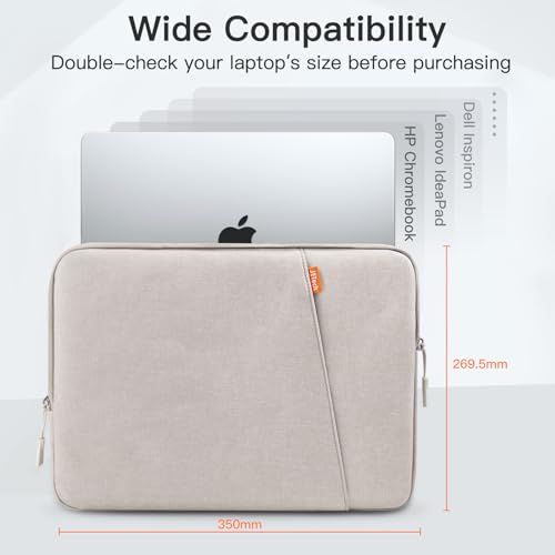 JETech Laptop Sleeve for MacBook Neo (A18 Pro), 14-InchMacBook Air/Pro, MacBook Pro M1-M5 2021-2026, Waterproof Bag Case with Pocket, Compatible with 14 Inch Notebook (Starlight) - color: Starlight, size: 14-Inch