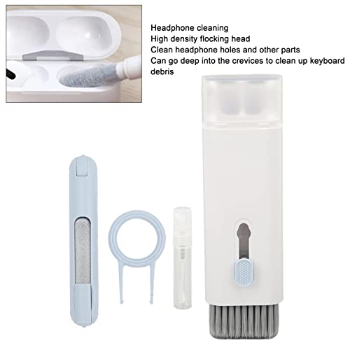 7 in 1 Electronic Cleaner Kit, Keyboard Cleaner Kit with Soft Brush & Key Puller, Multifunctional Cleaning Tools for Earphone Keyboard Laptop Phone PC Monitor Camera Lens