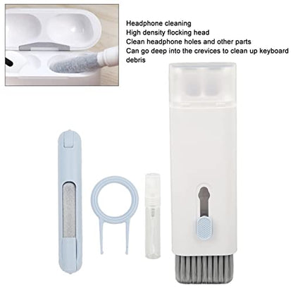 7 in 1 Electronic Cleaner Kit, Keyboard Cleaner Kit with Soft Brush & Key Puller, Multifunctional Cleaning Tools for Earphone Keyboard Laptop Phone PC Monitor Camera Lens