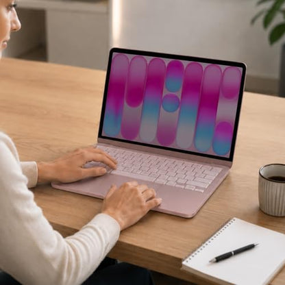 Palm Rest Cover Set with TrackPad Protector Compatible with 2026 MacBook Neo 13 Inch A3404 with A18 Pro Chip, Apple MacBook Neo 13 Scratch-Resistant Wrist Rest Skin Sticker Decal - Blush - color: Blush, size: MacBook Neo 13" (2026+)