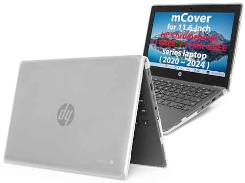 mCover 2020-2022 11.6-inch HP Chromebook 11 G8EE / 11MK G9EE Series Laptop Case - Clear - color: Clear