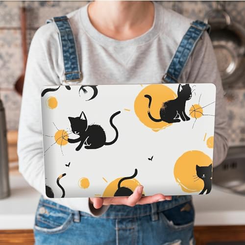 Universal Laptop Skin Sticker with 2 Wrist Pad Skins, Waterproof Scratch Resistant Vinyl Laptop Cover Decal, Cut to Fit for 11–15.6 Inch MacBook HP Dell Lenovo, Cat Pet - color: Cat Pet