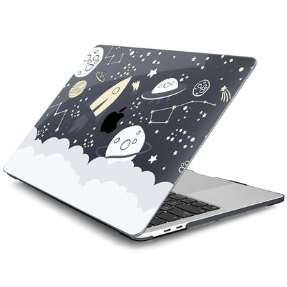 Batianda AstroGrid Case for MacBook Pro 13 inch 2020 2022, Aviation | Fits Model A2338 M2 M1 A2251 A2289,1.2mm Slim Lightweight Hard Shell Cover, Scratch Resistant,4-in-1 Accessories Bundle - color: Aviation