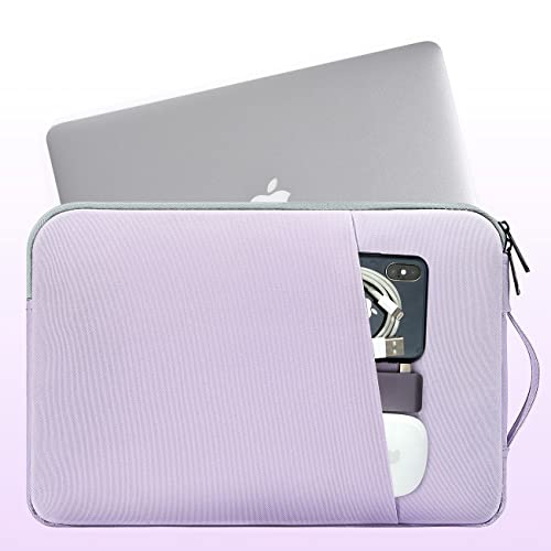 17 inch Laptop Case Sleeve, Padded Protective Shockproof Water-Resistant Laptop Cover with Handle for HP Envy 17 / Pavilion 17, Dell Lenovo Asus Acer MSI 17.3-in Computer Carrying Bag -Purple - color: Purple, size: 17-17.3 inch