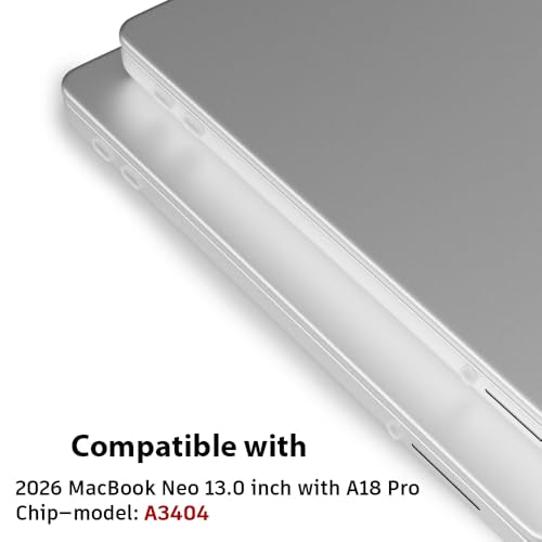 ProElife 7 Pcs Anti Dust Dirt Plug Cups Set for MacBook Neo, Clear | Durable & Reusable Silicone Laptop Accessories, Custom Fit Design, Easy to Clean Non-Slip Stuff for Macbook USB-C & Headphone - color: Clear