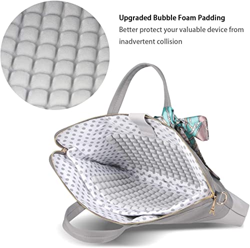 Laptop Bag for Women Slim Travel - color: Grey