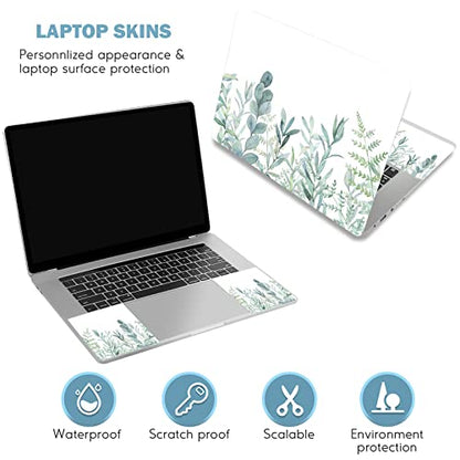 DINKY Laptop Skin Sticker Decal, 12" 13" 13.3" 14" 15" 15.4" 15.6 inch Laptop Universal Reusable Vinyl Skin Stickers Cover Art Decal Notebook PC Personalized Protector-Plants - color: Plants