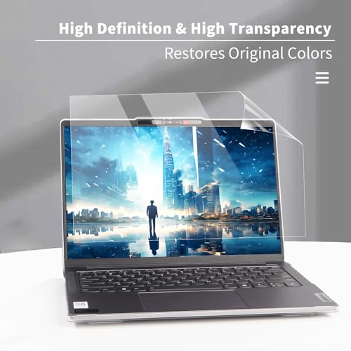 Laptop Case Set for 2025 IdeaPad Pro 5/5i (14'', Gen 10) Scratch-Resistant & Drop-Resistant Hard Shell Frosted Transparent Protective Cover + Keyboard Cover + Screen Film