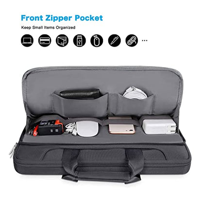 MOSISO 360 Protective Laptop Bag 13.3 inch, 13-14 inch Computer Bag | Compatible with MacBook Air 13 inch/Pro 13 /Pro 14, HP,Dell,Notebook, Laptop Carrying Case with Strap&Handle, Slate Gray - color: Slate Gray, size: 13.3 inch