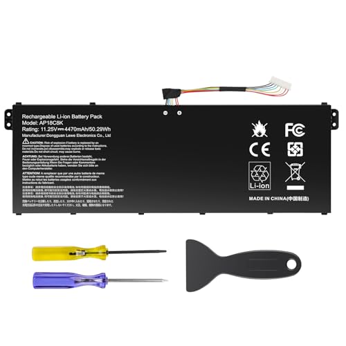 TREE.NB AP18C8K Laptop Battery Compatible with Acer Aspire 5 A514-52 A514-54 7 A715-42G Swift 3 SF314-42 SF314-57 SF314-57G SF314-58 SF314-59 Chromebook CB315-3H 314-C933 TravelMate P2 TMP215-52 - size: 10.24x3.46x0.24inch AP18C8K