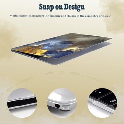 Laptop Shell for MacBook Air 11 inch Case 2015 2014 2013 2012 2011 2010 Release Model A1465 A1370,Air 11.6" Snap on Protective Laptop Hard Case & Keyboard Cover,Cloud - color: Cloud, size: Air 11" 2010-2015(A1370/A1465)