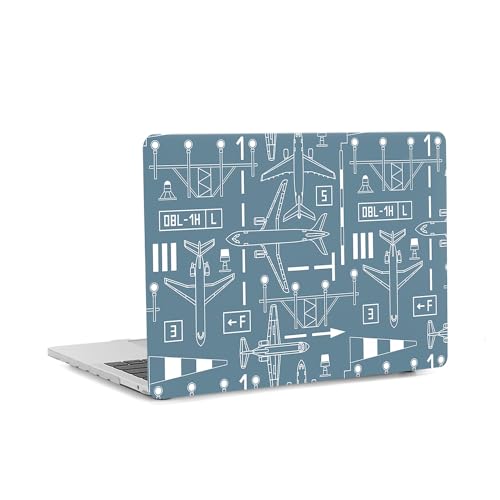 Hard Case Compatible with Old Version MacBook Pro 13 inch Case 2012 2011 2010 2009 2008 Release A1278 with CD-ROM, Laptop Plastic Hard Case Shell & Keyboard Cover, Airplane - color: Airplane, size: A1278(Pro 13" w/CD-ROM 2008-2012)
