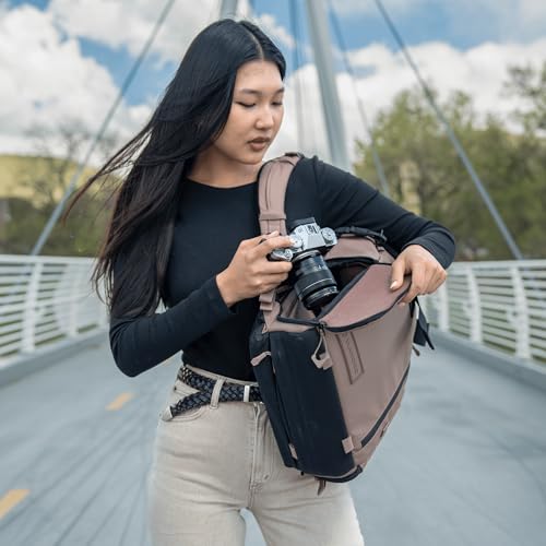 WANDRD PRVKE Rolltop 15L V4 Photography Bundle – Compact Travel Camera Backpack with Essential Camera Cube and Laptop Sleeve - color: Atacama Clay, size: 15L (Photography Bundle), style: Rolltop