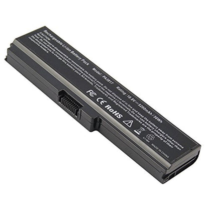 Laptop Battery fit PA3817U-1BRS PA3818U-1BRS PA3819U-1BRS for Toshiba Satellite C655 C675 C675D L645 L645D L655 L655D L675 L675D L745 L755 L755D P745 P755 P775 M645 A660 A655 PA3817U Series Battery - size: PA3817 8.86*3.15*1.38in
