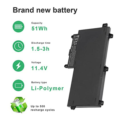 TREE.NB Spare CI03 C103XL Laptop Battery for HP ProBook 640/645/650/655 G2 Series, 640/645/650/655 G3 Series, Fit HSTNN-UB6Q HSTNN-LB6T HSTNN-PB6K 801554-001 - size: 7.2x3.7x0.55inch CI03XL